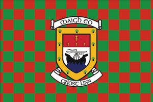 Mayo crested flag 3ft x 2ft.